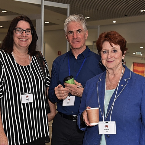 Gail Puckeridge, Jeff Fiedler and Susan Ryan